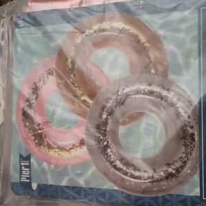 Vintage PIER 1 Glitter ring Pool Float